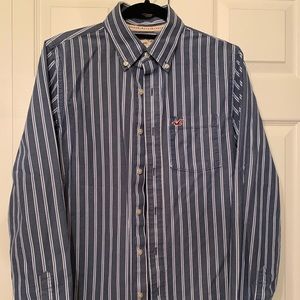 Striped button down